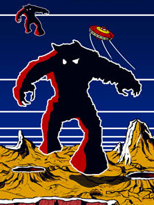 Space Invaders Sideart