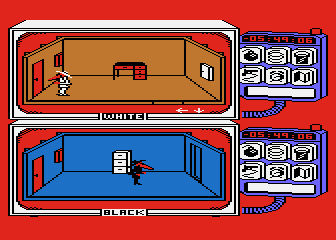 Spy vs Spy Atari Screenshot